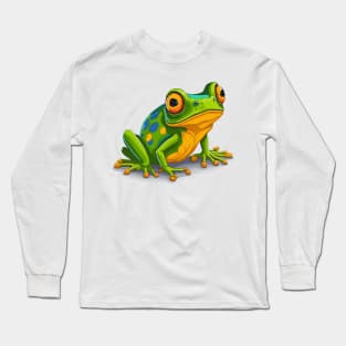 Frog Portrait Long Sleeve T-Shirt